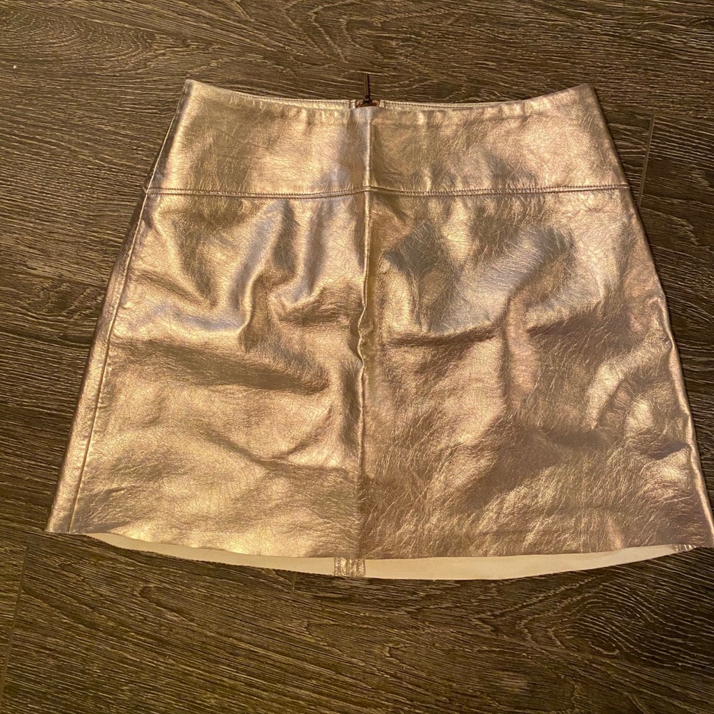 Metallic skirt